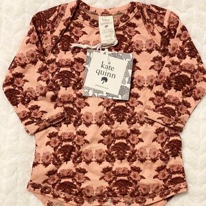 Kate Quinn Long Sleeve  Floral Onesie